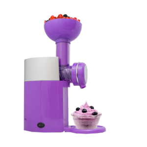 GetZhop เครื่องทำไอศครีม โยเกิร์ตและผลไม้ Swirlio รุ่น Big Boss (Purple) แถมฟรี!! ที่ตักไอศกรีม