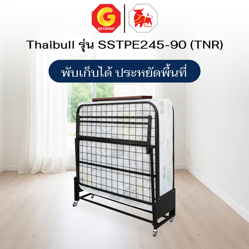 Thaibull เตียงนอนพร้อมเบาะ เตียงเสริมโรงแรม เบาะ PE + ฟองน้ำ (ลายจักรวาล) แน่นนุ่ม 3 ฟุต รุ่น SSTPE245-90(TNR) - Image 9